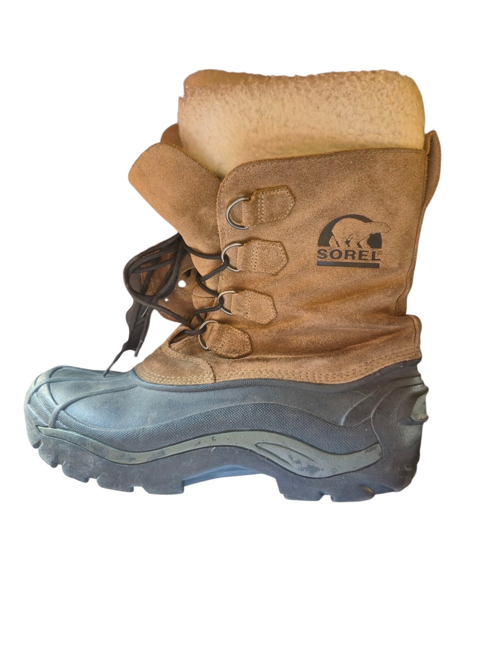 Sorel Men's Brown Tan Winter Lace-Up Snow Boot